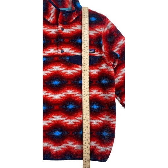 Patagonia Women's XS Lightweight Synchilla Snap-T Pullover Southwest Aztec - Picture 4 of 6